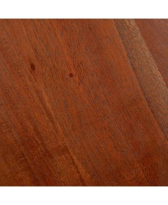 Bishop Pedestal 12" Wood Cocktail Side Table