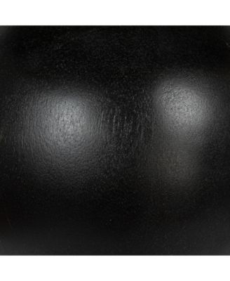 13" Mango Wood Round Over-sized Bubble End Table