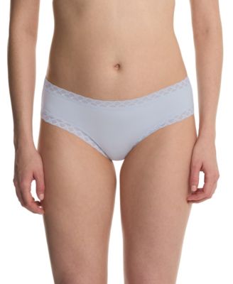 Bliss Lace-Trim Cotton Brief Underwear 3-Pack 156058MP