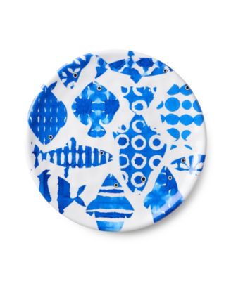 Fish Tale Salad Plates, Set of 6