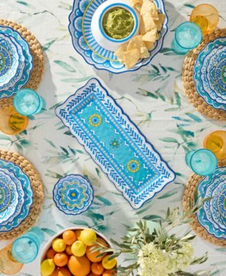 Porto Chip-and-Dip and Rectangular Platter, 2-Pc. Set