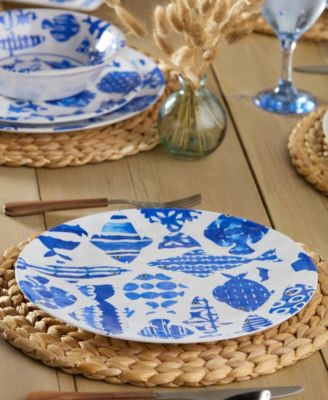 Fish Tale Dinner Plates, Set of 6