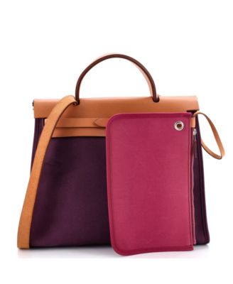 31 Herbag Zip Leather and Toile