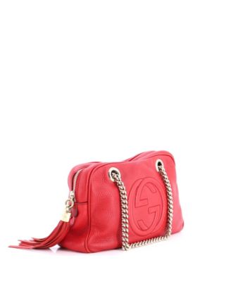 Small Soho Chain Zip Shoulder Bag Leather