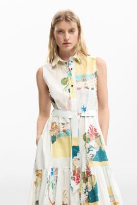 Women's Shirt Dress Postcards