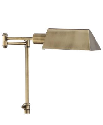 Jenson Traditional 54" Tall Pharmacy Floor Lamp with Smart Socket Aged Brass Adjustable Swing Arm for Living Room Reading House