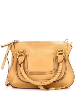 Medium Marcie Satchel Leather