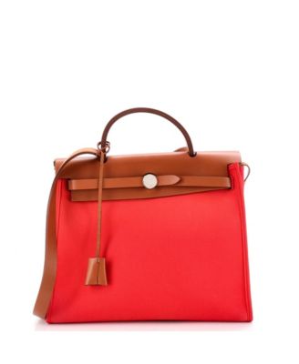 31 Herbag Zip Leather and Toile