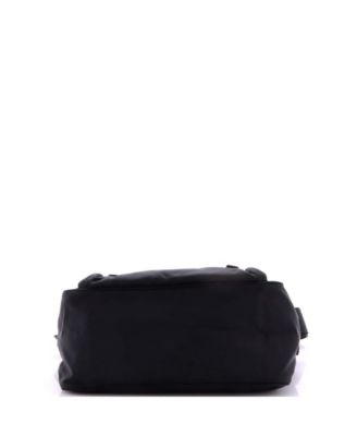 Large Double Buckle Flap Messenger Bag Tessuto