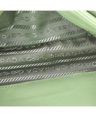 Small Padded Buckle Crossbody Bag Nappa Leather