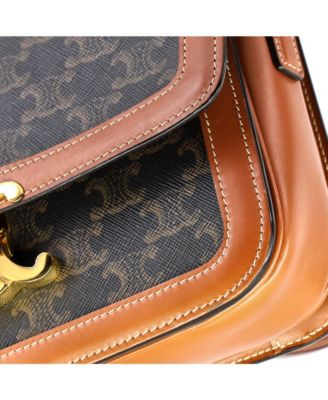 Medium Triomphe Shoulder Bag Triomphe Coated Canvas