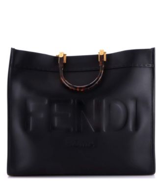 Large Sunshine Shopper Tote Leather