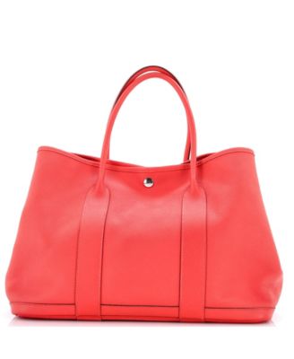 36 Garden Party Tote Leather