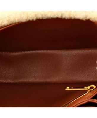 Medium Triomphe Shoulder Bag Shearling