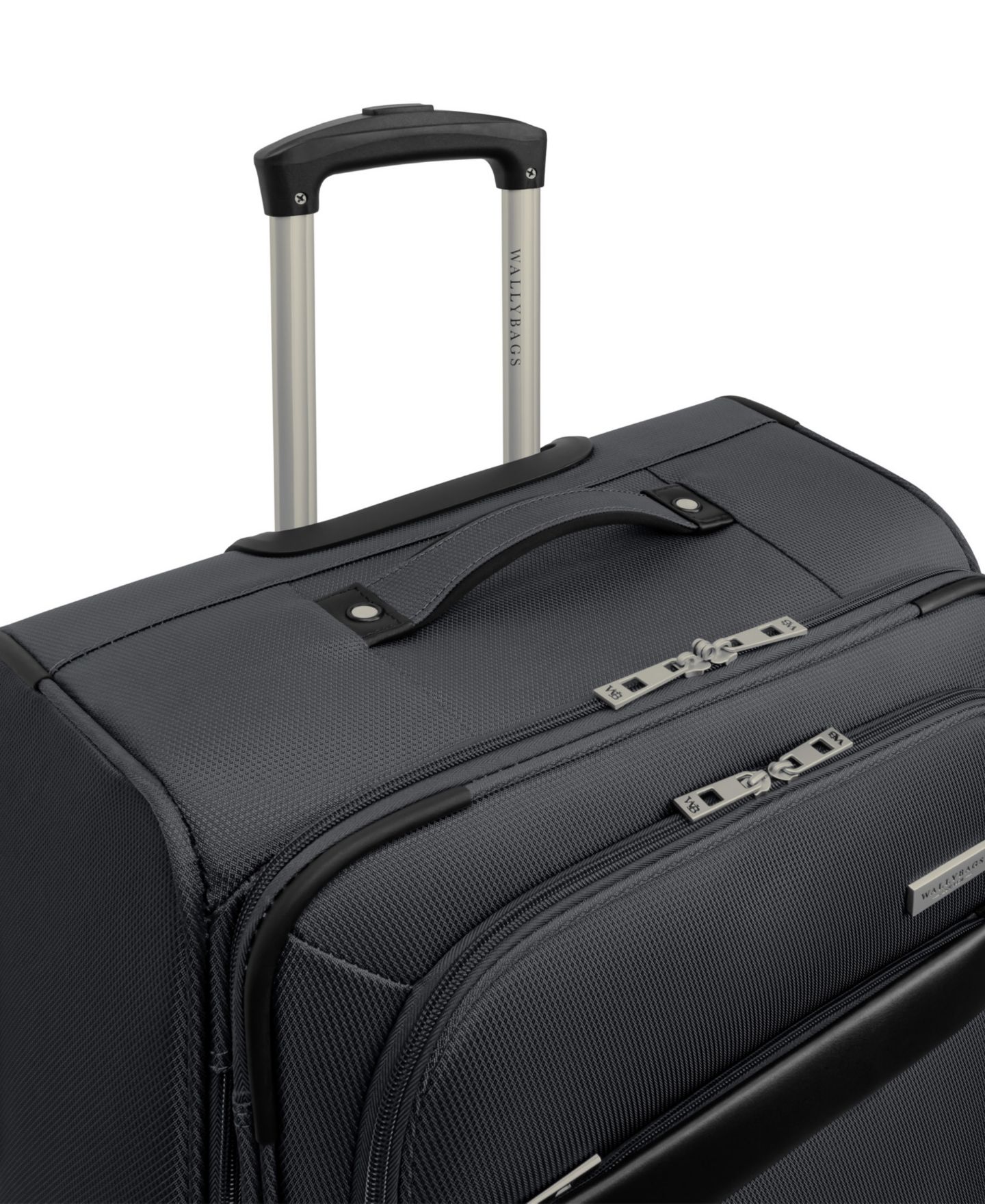 Чемодан WallyBags Stratford Medium Expandable Check-In Spinner, цвет: Графитовый — фото 6