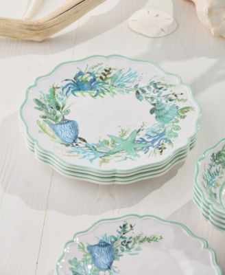 Sea Glass Dinner Plate, Set of 4