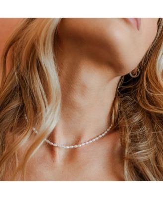 Intention Pearl Chain sterling silver