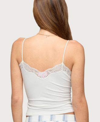 Women's Liyana Lacey Ribbed Tank Top