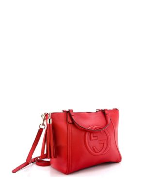 Small Soho Convertible Top Handle Bag Leather