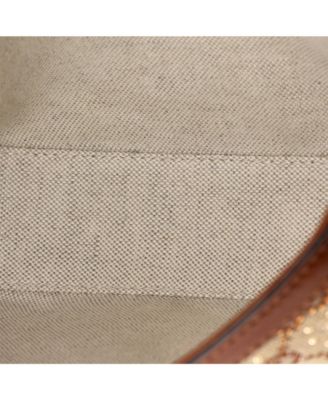 Mini Horsebit 1955 Shoulder Bag Crystal Embellished GG Canvas