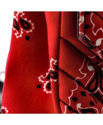 Medium Classic Monogram College Bag Matelasse Chevron Bandana Canvas