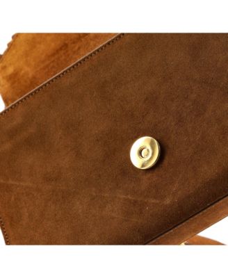 Small Classic Monogram Fringe Crossbody Bag Suede