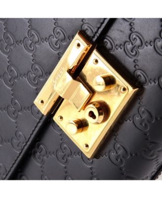 Medium Padlock Shoulder Bag Guccissima Leather