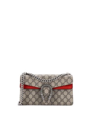 Small Dionysus Bag GG Coated Canvas with Crystal Embellished Metal