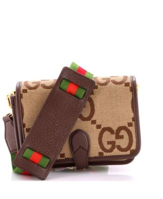 Small Buckle Messenger Bag Jumbo GG Canvas