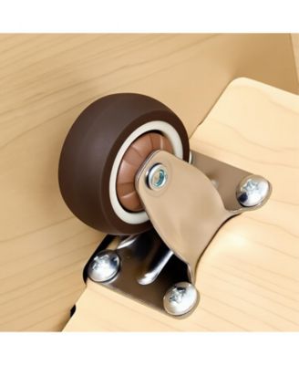 Zeus and Ruta 48 Inch Cat Exercise Wheel for Indoor Cats up to 28 lbs Carpeted Treadmill with Locking Mechanism