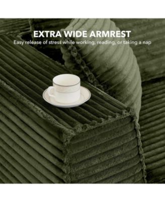 137" Cloud Sectional Sofa, L-Shaped Modular Couch with Chaise, Memory Foam