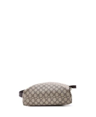 Medium Zip Top Messenger Bag GG Coated Canvas