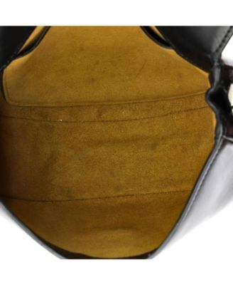 Medium Frayme Flap Shoulder Bag Faux Leather