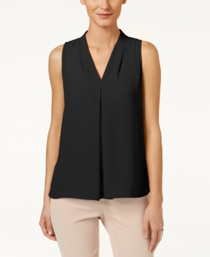 UPC 039378650470 product image for Vince Camuto Sleeveless Inverted-Pleat Blouse | upcitemdb.com