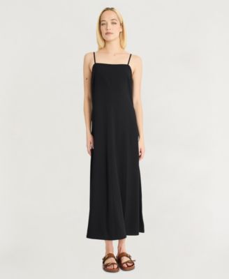 Women's Sleeveless Square Neck Long Dress