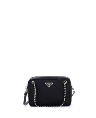 Small Camera Bag Quilted Tessuto