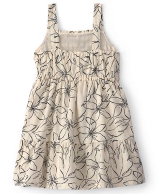 Girls' 2T-5T Floral Sleeveless Dress