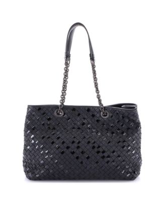 Medium Double Chain Tote Intrecciato Nappa