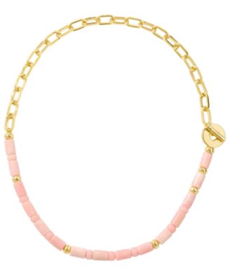 Lindsey Beaded Half Chain Necklace