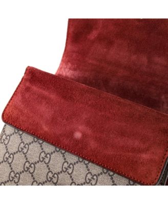 Mini Dionysus Bag Blooms Print GG Coated Canvas