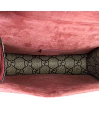 Mini Dionysus Bag Blooms Print GG Coated Canvas