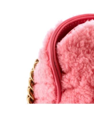 Small GG Marmont Flap Bag Matelasse Shearling