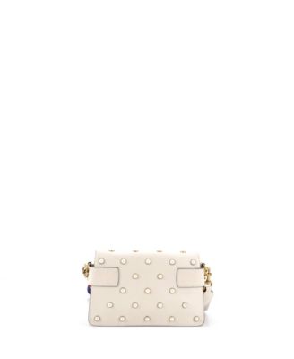 Mini Broadway Pearly Bee Shoulder Bag Embellished Leather