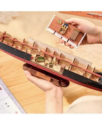 3D Puzzle 1912 Ocean Liner 433pcs DIY Lights Up