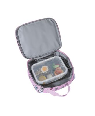 2-Piece 16" Kids Clear Backpack and Lunch Box Set For School And Travel