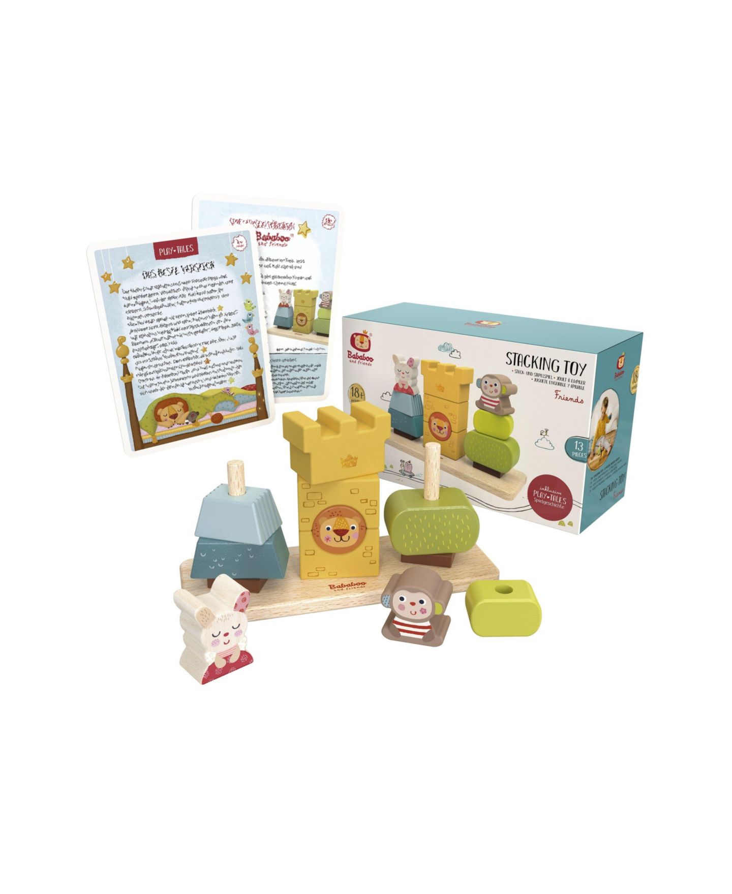 Детские конструкторы Bababoo and friends Friends Stacking Toy, цвет: Open Miscellaneous — фото 5