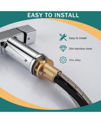 Wall Mount Folding Kitchen Pot Filler Faucet