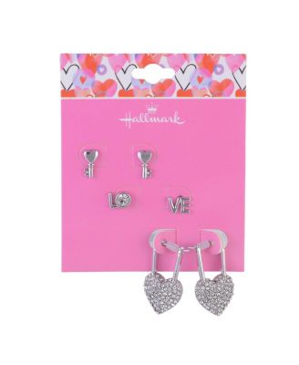 Valentine's Day Trio Earring Set