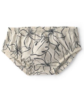 Baby Girls' Linen Blend Floral Dress