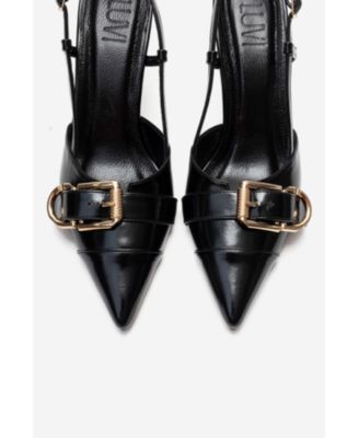 women's Noen Buckle Pointed Toe Stiletto Pump
